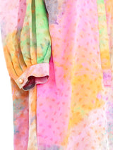 Ungaro Neon Silk Bubble Dress Dress arcadeshops.com