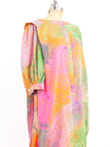 Ungaro Neon Silk Bubble Dress Dress arcadeshops.com
