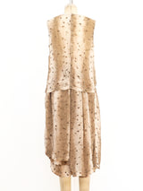 Comme des Garcons Leopard Printed Chiffon Ensemble Suit arcadeshops.com