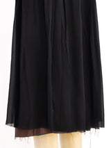 2001 Maison Margiela Chiffon Exposed Lining Skirt Bottom arcadeshops.com