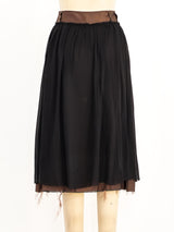 2001 Maison Margiela Chiffon Exposed Lining Skirt Bottom arcadeshops.com