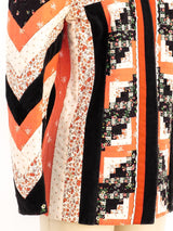 Quilted Floral Patchwork Jacket Jacket arcadeshops.com
