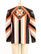 Quilted Floral Patchwork Jacket Jacket arcadeshops.com