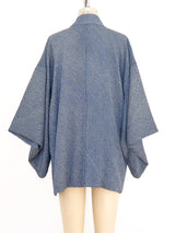 Blue Shibori Haori Kimono Jacket arcadeshops.com