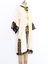 Embroidered Silk Chinese Robe Jacket arcadeshops.com