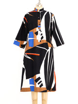 Catherine Ogust Printed Tunic Dress Dress arcadeshops.com