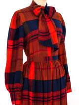 Tartan Silk Skirt Ensemble Suit arcadeshops.com