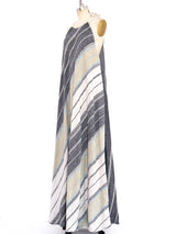 Striped Sleeveless Caftan Dress arcadeshops.com