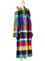 Byblos Raw Silk Peasant Dress Dress arcadeshops.com