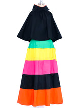Colorblock Skirt Ensemble Suit arcadeshops.com
