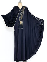 Bill Gibb Bead Embellished Jersey Gown Dress arcadeshops.com
