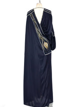 Bill Gibb Bead Embellished Jersey Gown Dress arcadeshops.com
