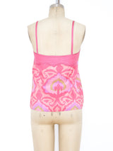 Bill Tice Printed Silk Camisole Top arcadeshops.com