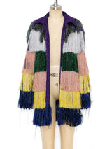 Missoni Multicolor Fringe Jacket Jacket arcadeshops.com