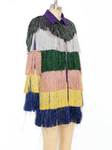 Missoni Multicolor Fringe Jacket Jacket arcadeshops.com