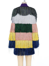 Missoni Multicolor Fringe Jacket Jacket arcadeshops.com