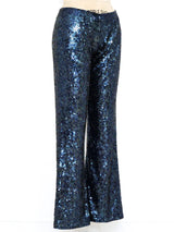 Iridescent Sequin Stretch Pants Bottom arcadeshops.com