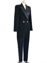 Lillie Rubin Tuxedo Jersey Jumpsuit Suit arcadeshops.com