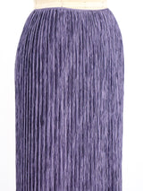 Mary McFadden Plisse Maxi Skirt Bottom arcadeshops.com