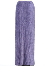 Mary McFadden Plisse Maxi Skirt Bottom arcadeshops.com