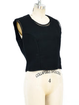 Comme des Garcons Asymmetric Sleeveless Top Top arcadeshops.com