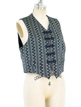 Romeo Gigli Striped Vest Jacket arcadeshops.com