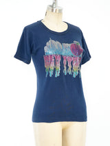 New York Glitter Graphic Tee T-shirt arcadeshops.com