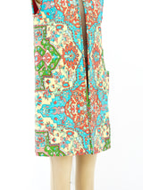 Mollie Parnis Printed Sleeveless Quilted Jacket Jacket arcadeshops.com