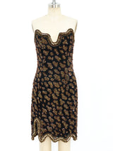 Fabrice Fully Embellished Strapless Dress Dress arcadeshops.com