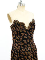 Fabrice Fully Embellished Strapless Dress Dress arcadeshops.com