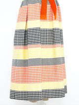 Larry Aldrich Multicolor Houndstooth Dress Dress arcadeshops.com