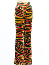 Gucci Psychedelic Swirl Velvet Pants Bottom arcadeshops.com