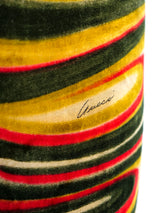 Gucci Psychedelic Swirl Velvet Pants Bottom arcadeshops.com