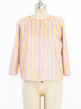 Gene Shelly Pastel Sequin Cardigan Jacket arcadeshops.com