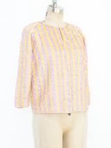Gene Shelly Pastel Sequin Cardigan Jacket arcadeshops.com