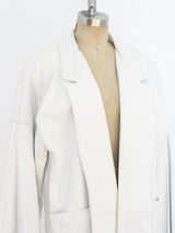 White Leather Jacket Jacket arcadeshops.com