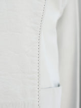 White Leather Jacket Jacket arcadeshops.com