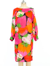 Neon Strawberry Printed Dress Dress arcadeshops.com