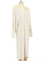 Snakeskin Embellished Maxi Cardigan Jacket arcadeshops.com