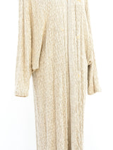 Snakeskin Embellished Maxi Cardigan Jacket arcadeshops.com