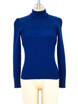 1970's Gucci Woven Suede Sweater Top arcadeshops.com