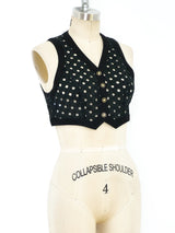 Versus Gianni Versace Eyelet Vest Jacket arcadeshops.com