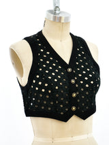 Versus Gianni Versace Eyelet Vest Jacket arcadeshops.com