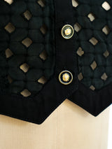 Versus Gianni Versace Eyelet Vest Jacket arcadeshops.com