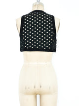 Versus Gianni Versace Eyelet Vest Jacket arcadeshops.com