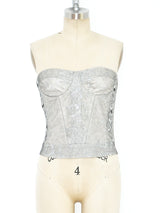 Christian Dior Lace Bustier Top arcadeshops.com