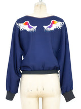 Yohji Yamamoto Wing Printed Zip Front Jacket Jacket arcadeshops.com