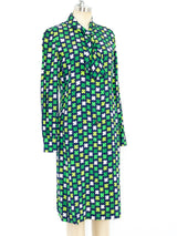 Givenchy Clover Printed Shirt Dress Dress arcadeshops.com