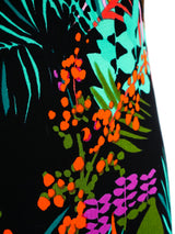 Pauline Trigere Tropical Printed Sleeveless Dress Dress arcadeshops.com