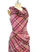 Vivienne Westwood Iridescent Tartan Corset Dress Dress arcadeshops.com